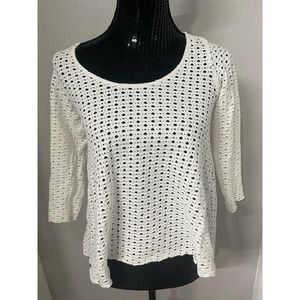 Staples Blouse Long Sleeve White M Women's A14